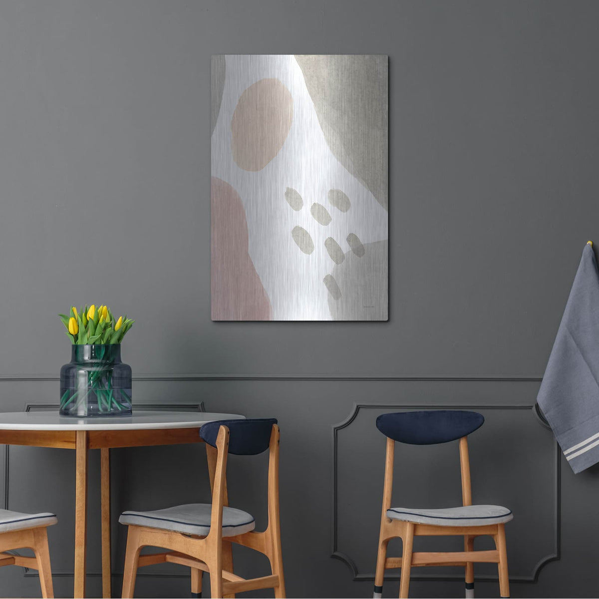 'Abstract Tidepool 2' by Danhui Nai – Metal Wall Art, 24x36 room view