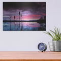 'Purple Skies' by Dennis Frates – Metal Wall Art, 16x12 room view