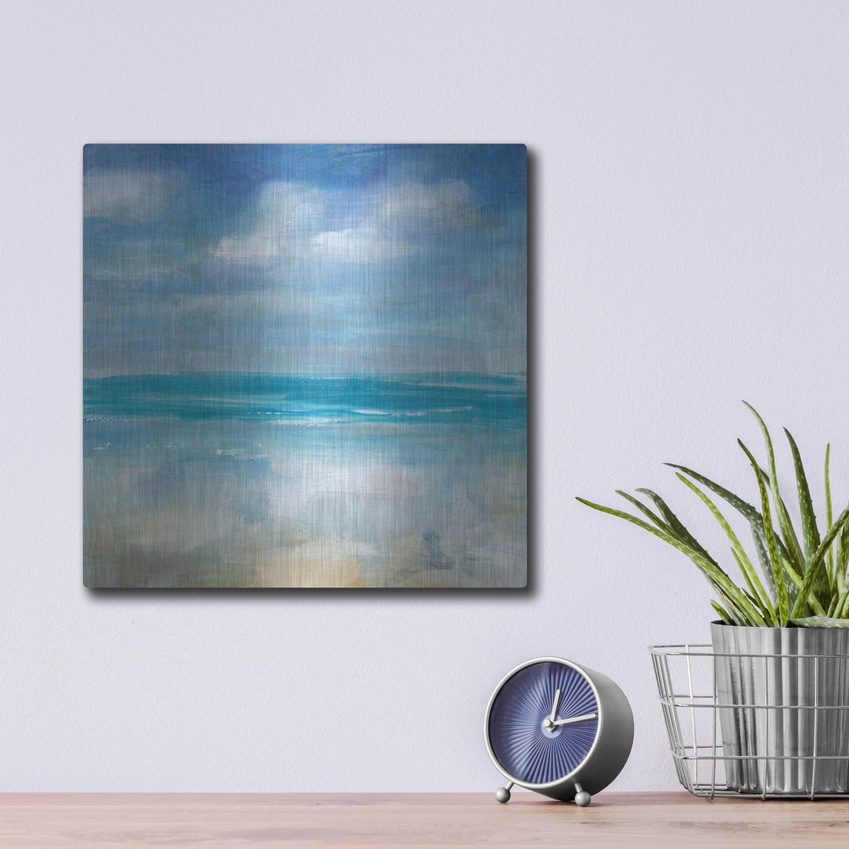 'Across The Sea' by Danhui Nai – Metal Wall Art, 12x12 room view