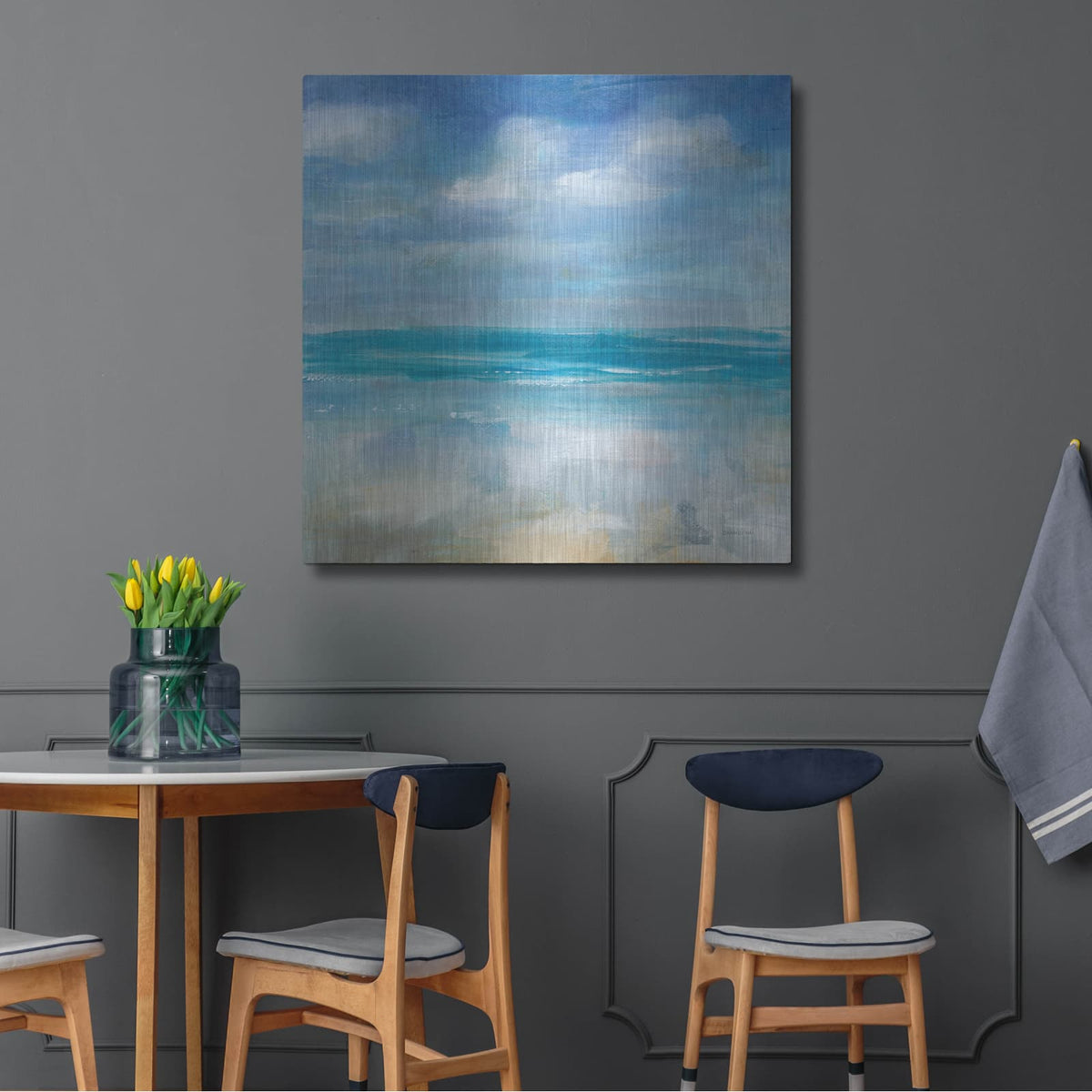 'Across The Sea' by Danhui Nai – Metal Wall Art, 36x36 room view