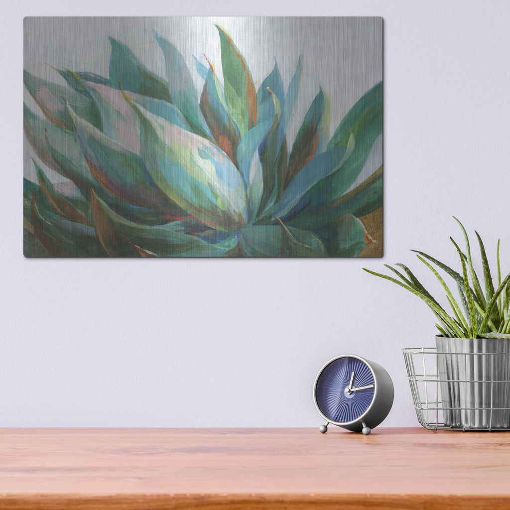 'Agave' by Danhui Nai – Metal Wall Art, 16x12 room view