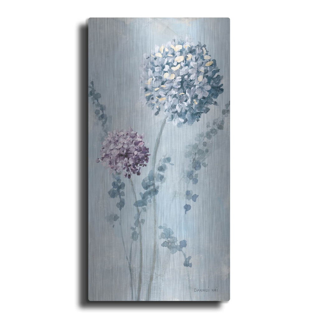 'Airy Blooms 1 Purple' by Danhui Nai – Metal Wall Art