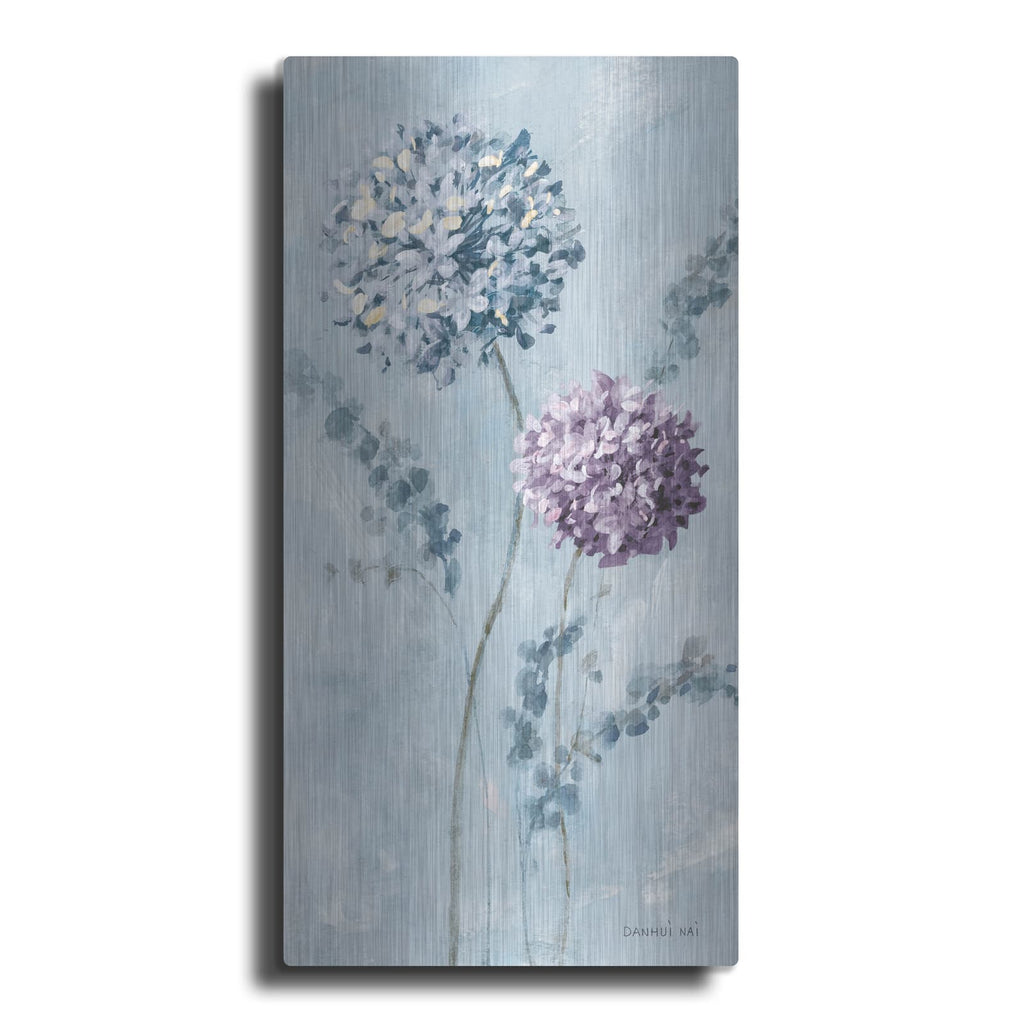 'Airy Blooms 2 Purple' by Danhui Nai – Metal Wall Art