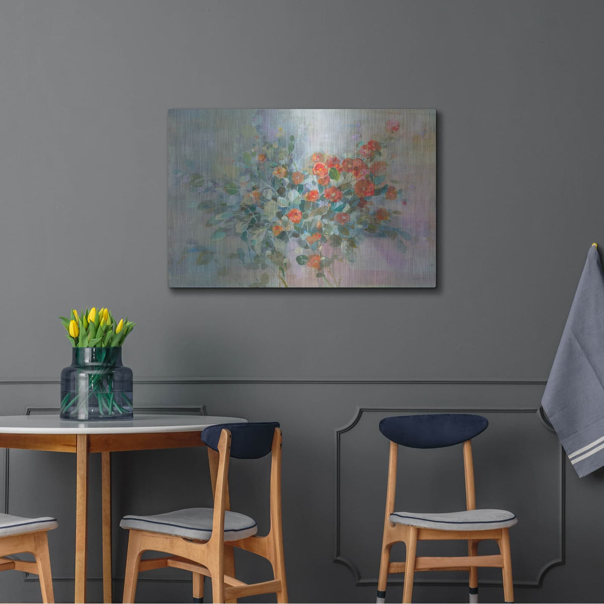 'All The Blooming' by Danhui Nai – Metal Wall Art, 36x24 room view