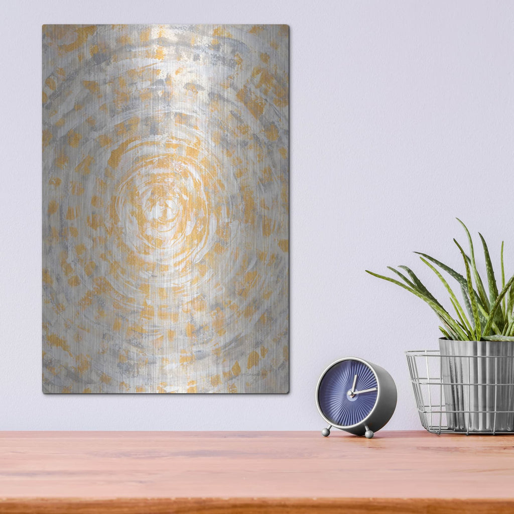 'Ancient Calendar C' by Danhui Nai – Metal Wall Art, 12x16 room view