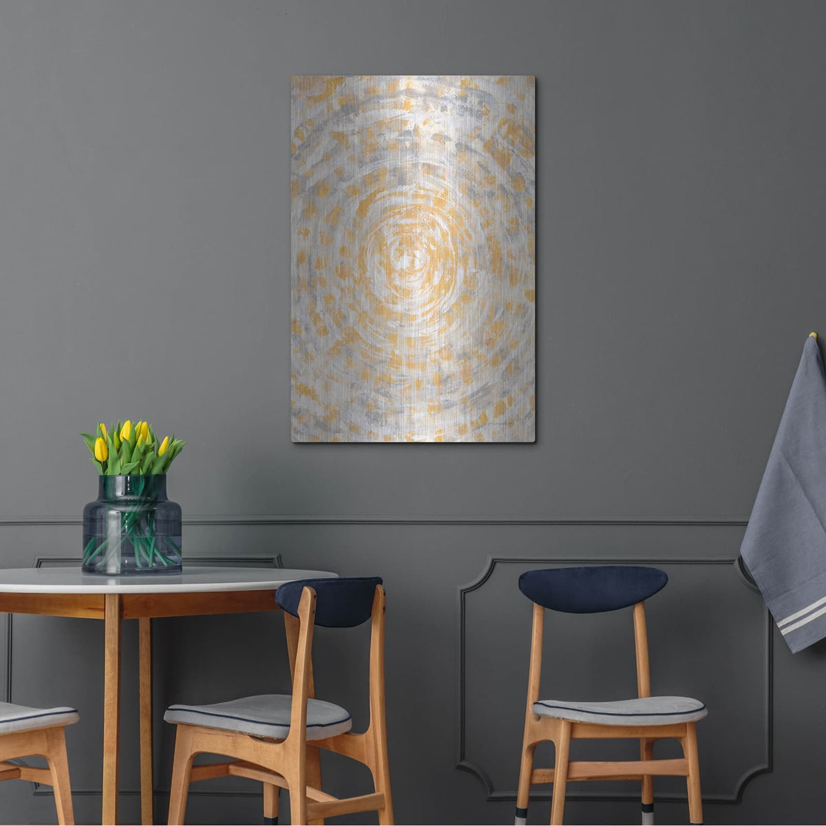 'Ancient Calendar C' by Danhui Nai – Metal Wall Art, 24x36 room view