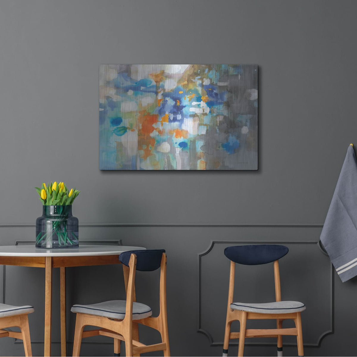 'Andes Ink Stain' by Danhui Nai – Metal Wall Art, 36x24 room view