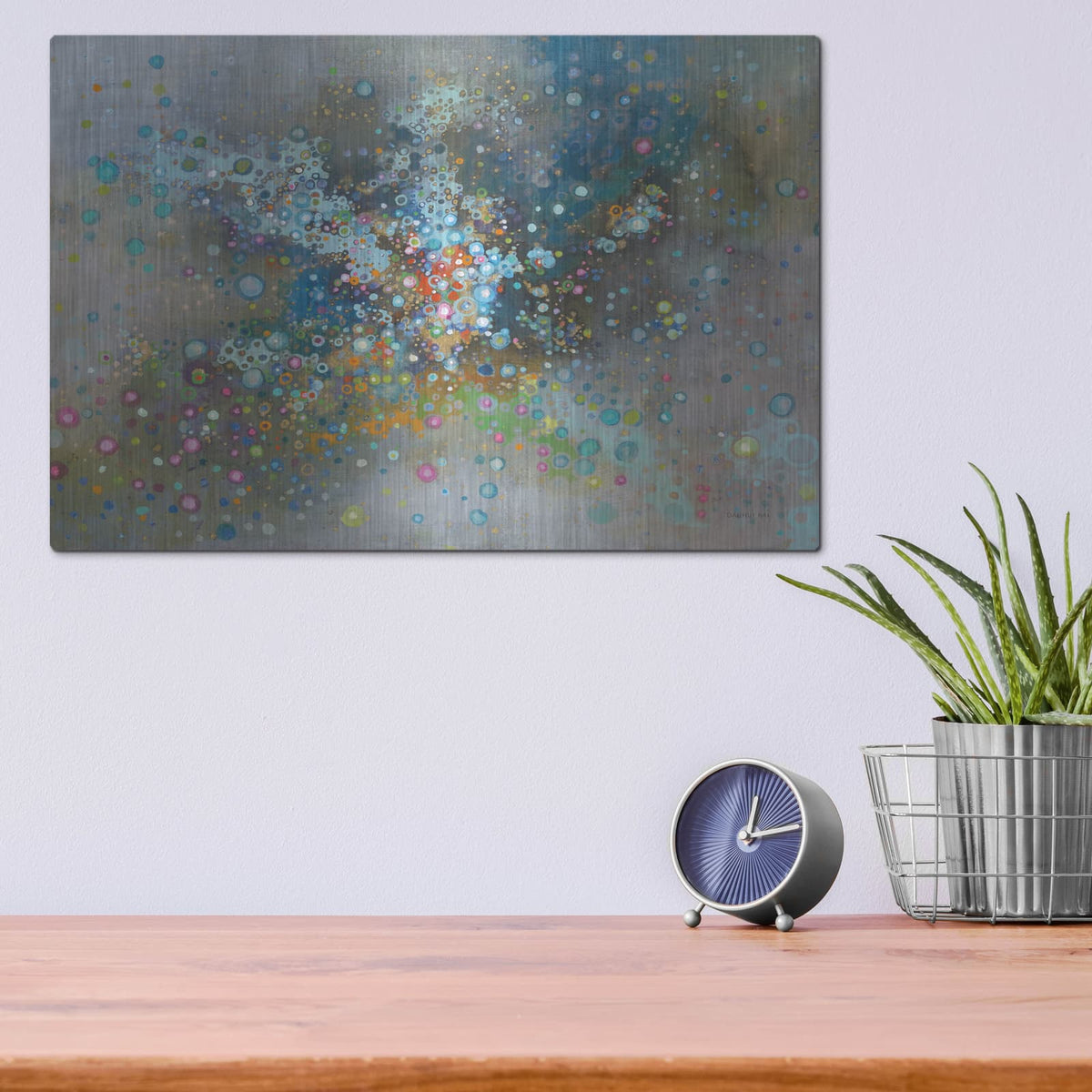 'Andromeda' by Danhui Nai – Metal Wall Art, 16x12 room view