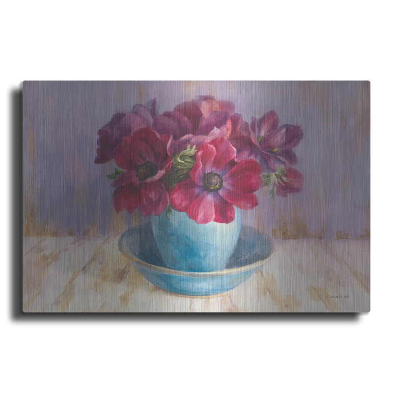 'Anemones From Rhinebeck' by Danhui Nai – Metal Wall Art