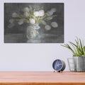 'April Tulips' by Danhui Nai – Metal Wall Art, 16x12 room view