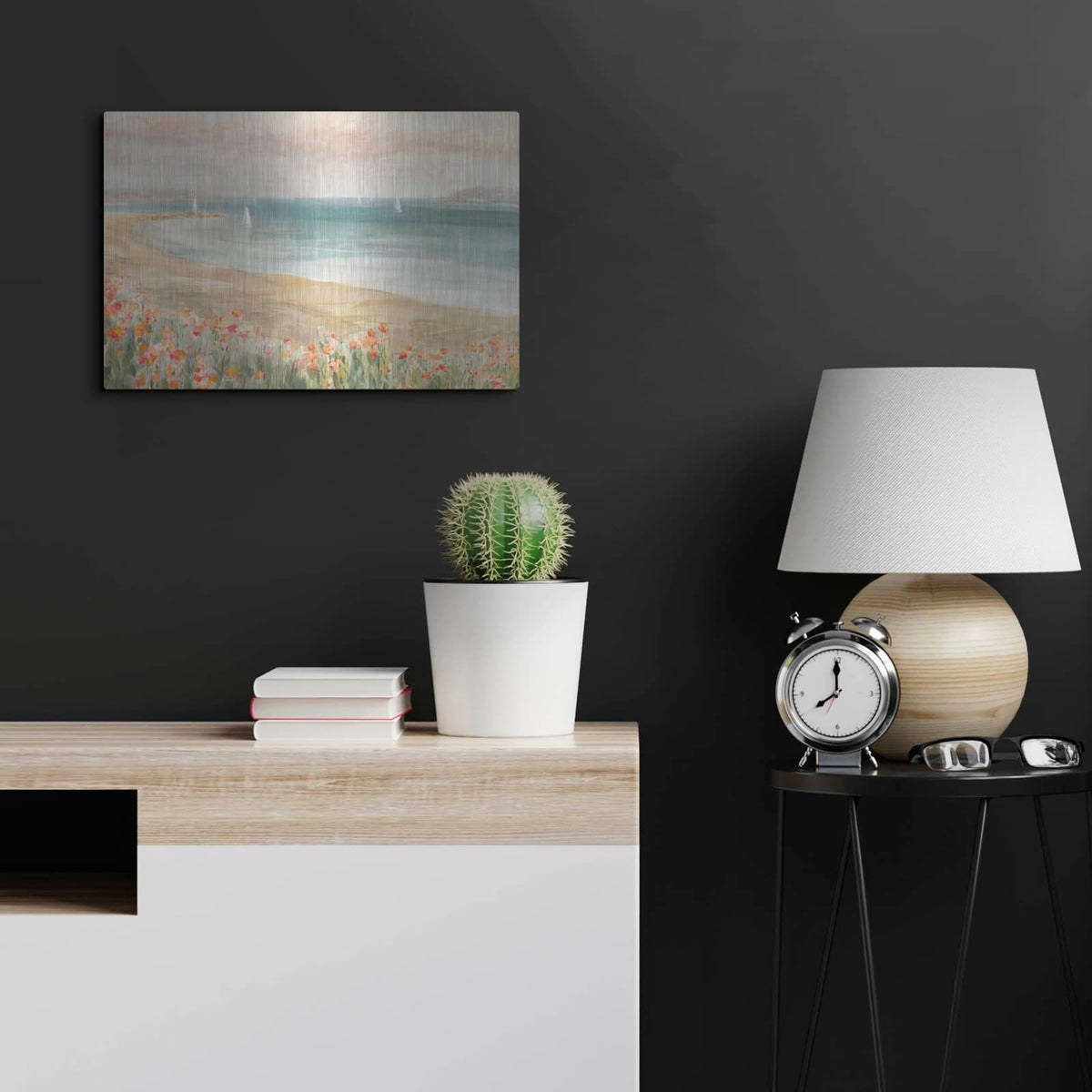 'Around The Point 3' by Danhui Nai – Metal Wall Art, 24x16 room view