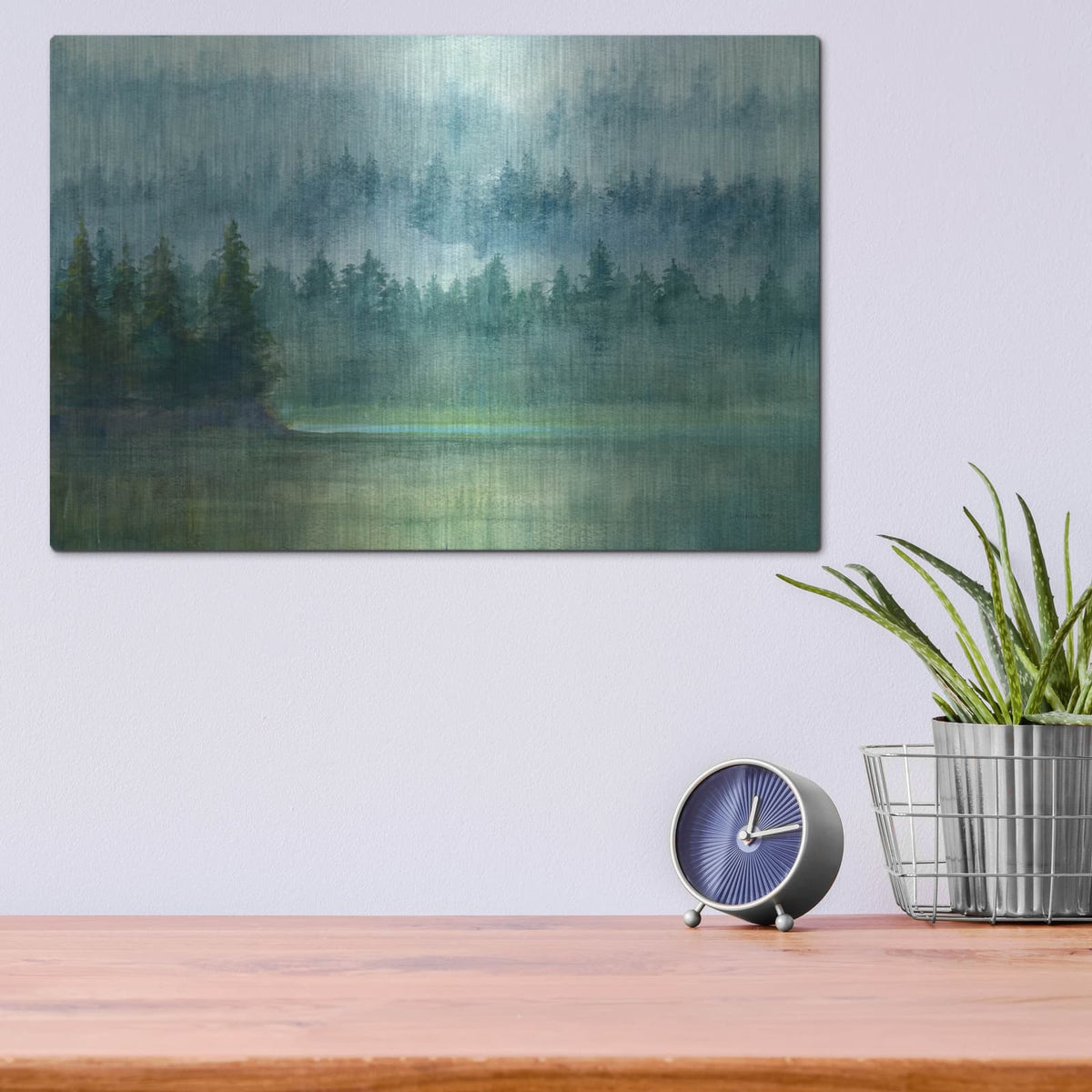 'Around The Point' by Danhui Nai – Metal Wall Art, 16x12 room view