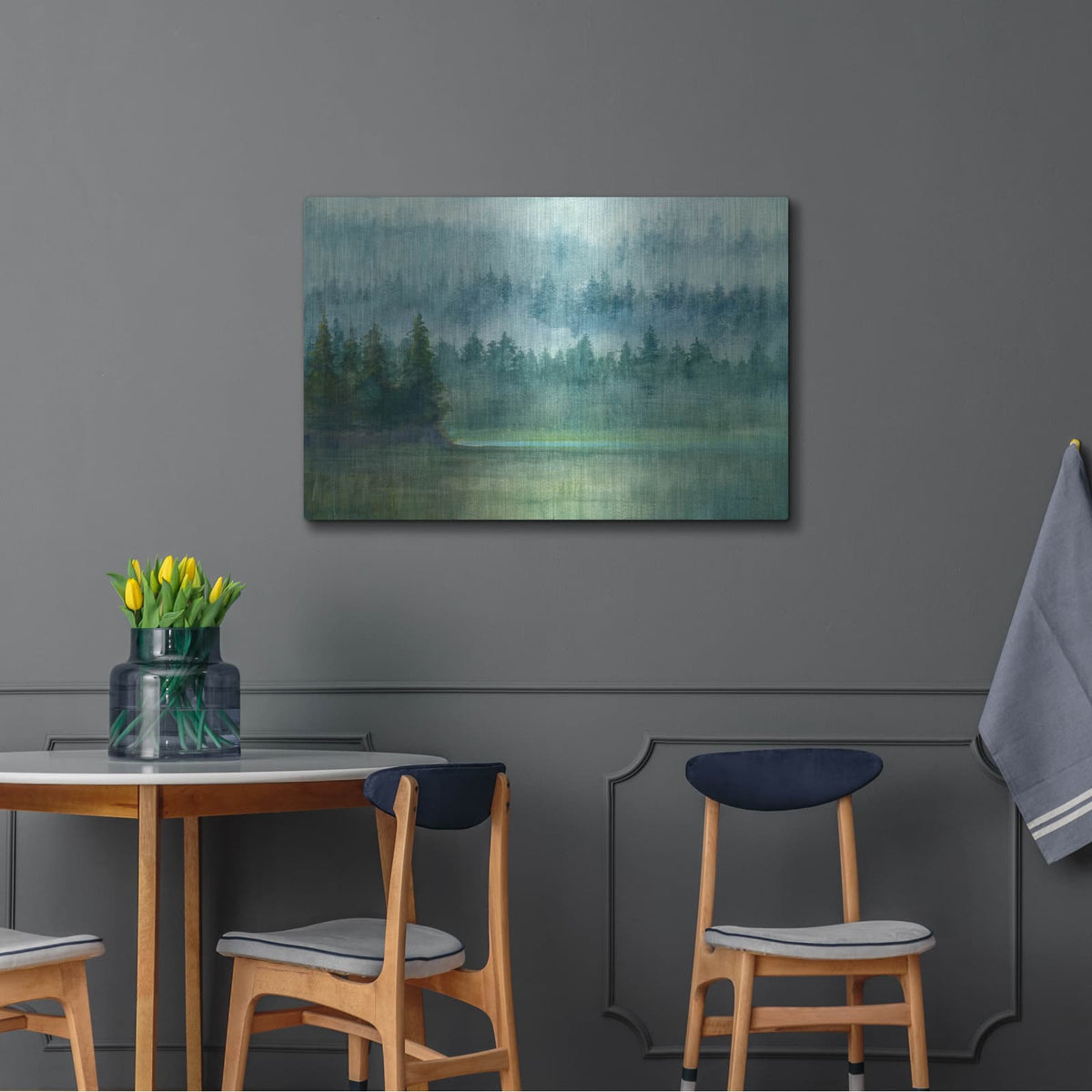'Around The Point' by Danhui Nai – Metal Wall Art, 36x24 room view