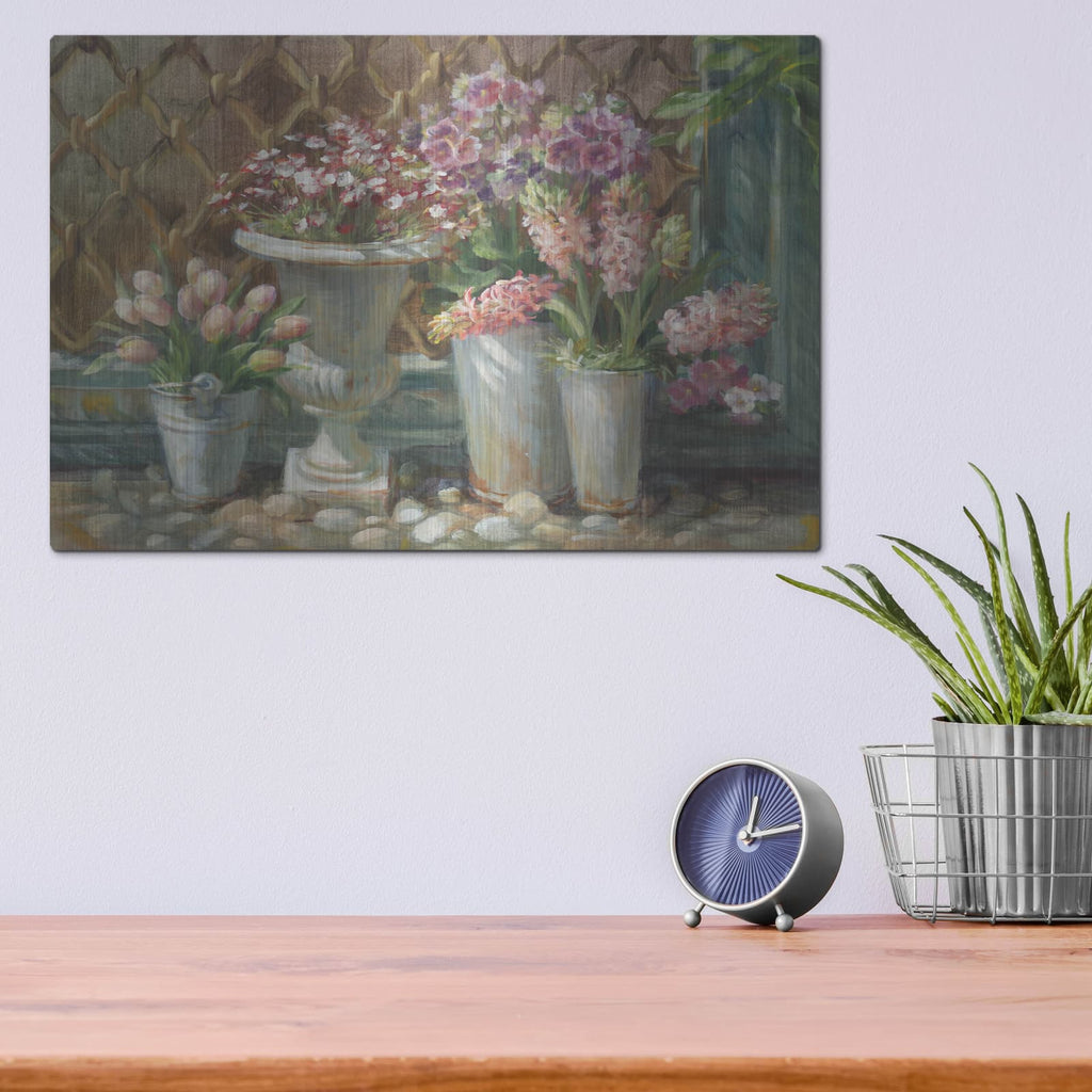 'At The Market' by Danhui Nai – Metal Wall Art, 16x12 room view
