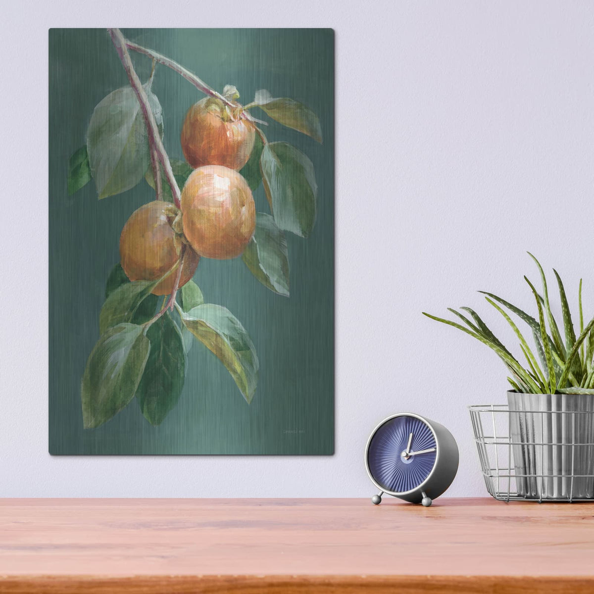 'Autumn Harvest' by Danhui Nai – Metal Wall Art, 12x16 room view