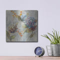 'Autumn Hydrangea 2' by Danhui Nai – Metal Wall Art, 12x12 room view