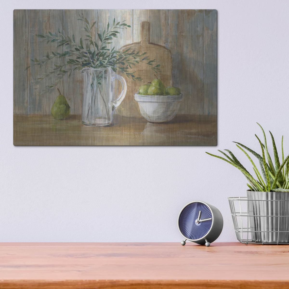 'Autumn Kitchen' by Danhui Nai – Metal Wall Art, 16x12 room view