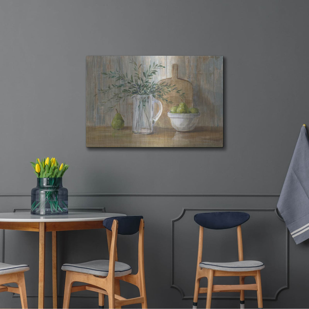'Autumn Kitchen' by Danhui Nai – Metal Wall Art, 36x24 room view