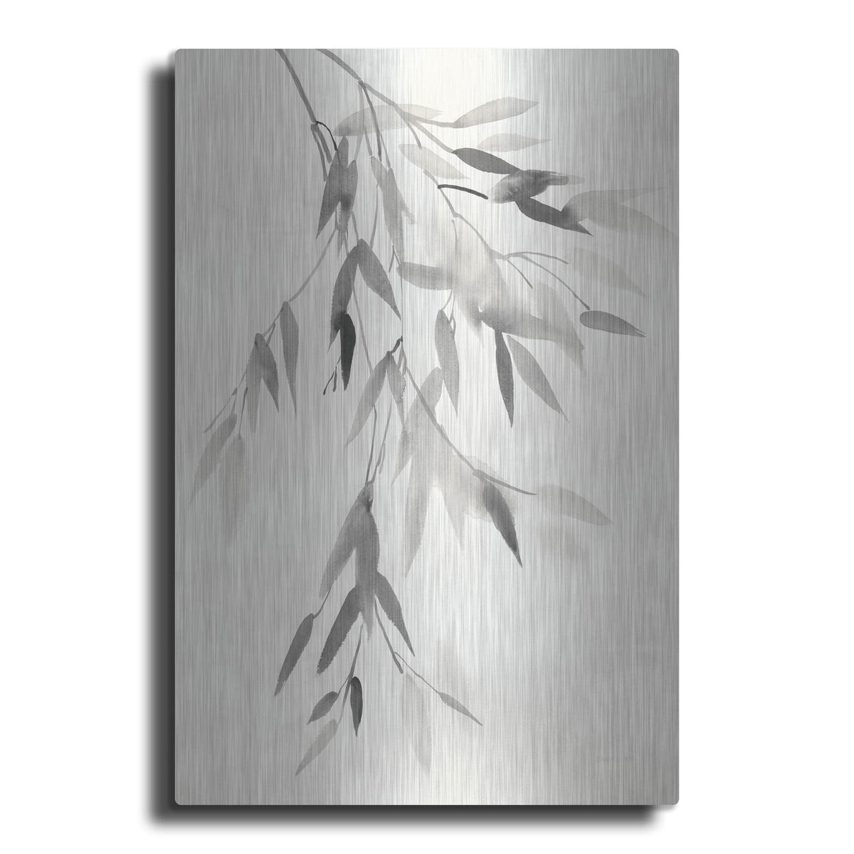 'Bamboo Leaves 4' by Danhui Nai – Metal Wall Art