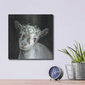 'Barnyard Whimsy 4' by Danhui Nai – Metal Wall Art, 12x12 room view