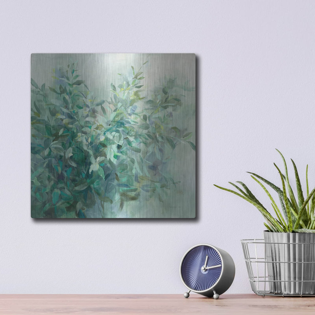 'Bay Laurel' by Danhui Nai – Metal Wall Art, 12x12 room view