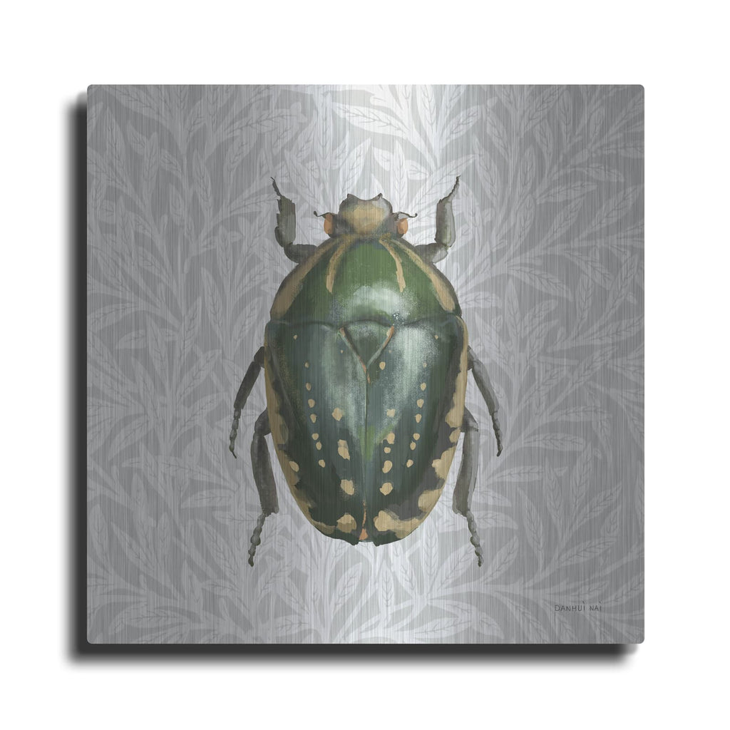 'Beetles And Butterflies 2' by Danhui Nai – Metal Wall Art