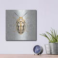 'Beetles And Butterflies 3' by Danhui Nai – Metal Wall Art, 12x12 room view