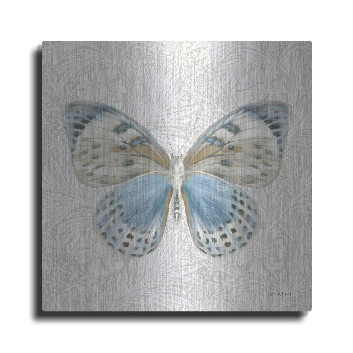 'Beetles And Butterflies 4' by Danhui Nai – Metal Wall Art