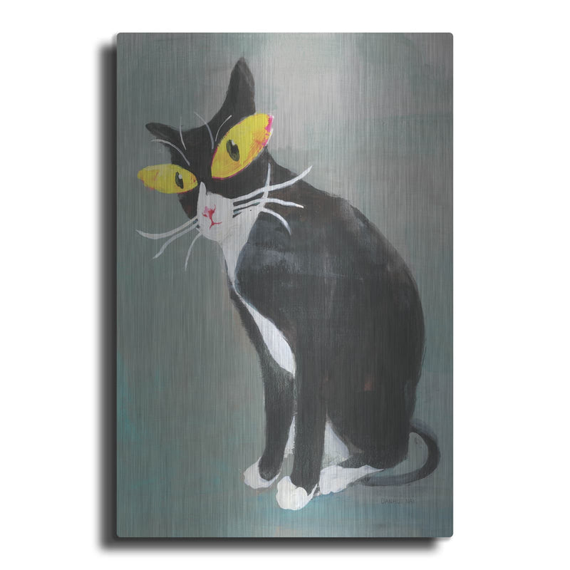 'Black Kitty' by Danhui Nai – Metal Wall Art