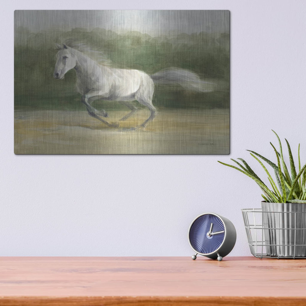 'Blaze' by Danhui Nai – Metal Wall Art, 16x12 room view