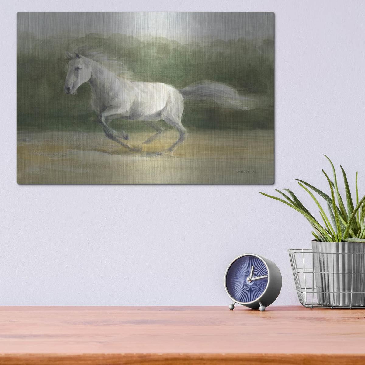 'Blaze' by Danhui Nai – Metal Wall Art, 16x12 room view