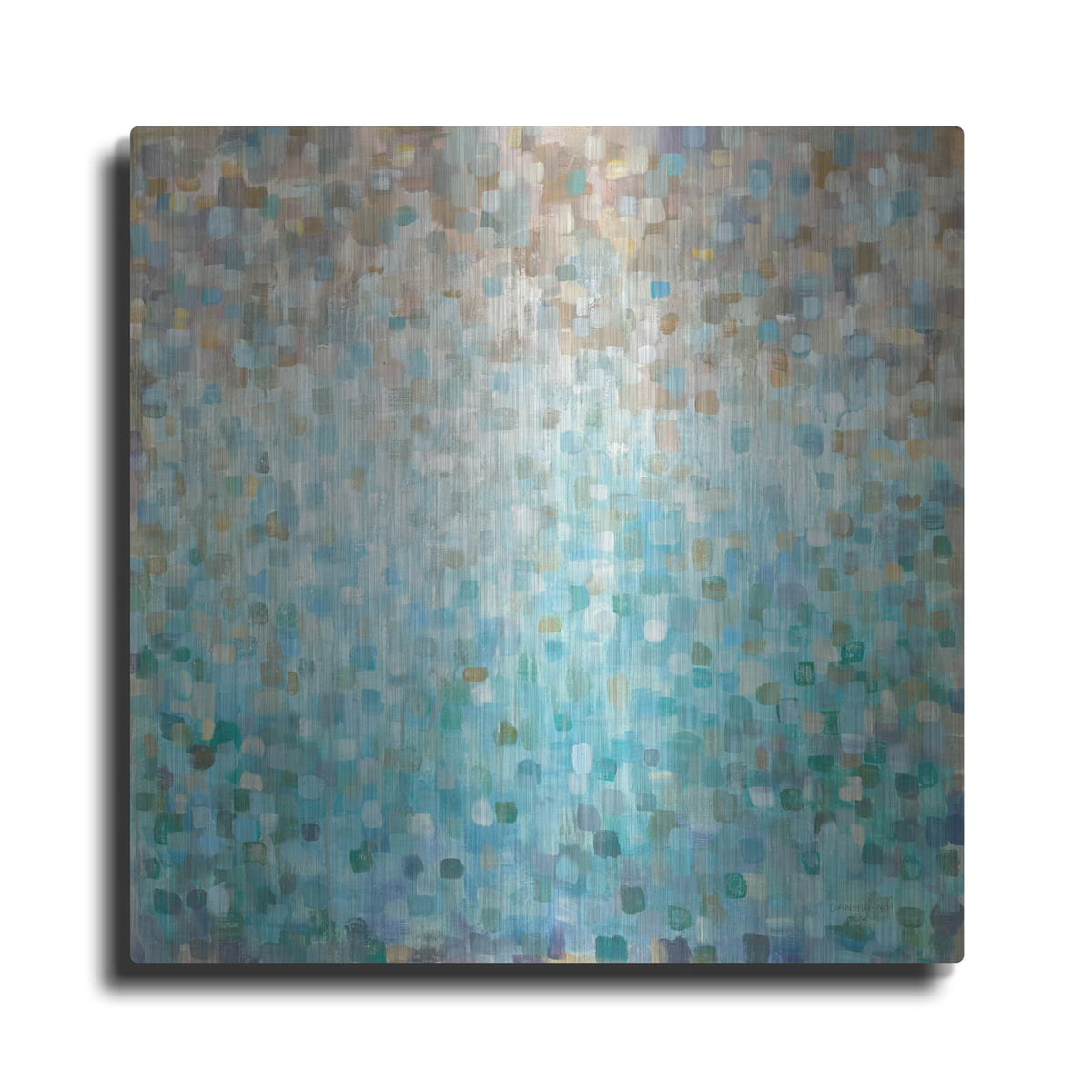 'Blocked Abstract' by Danhui Nai – Metal Wall Art