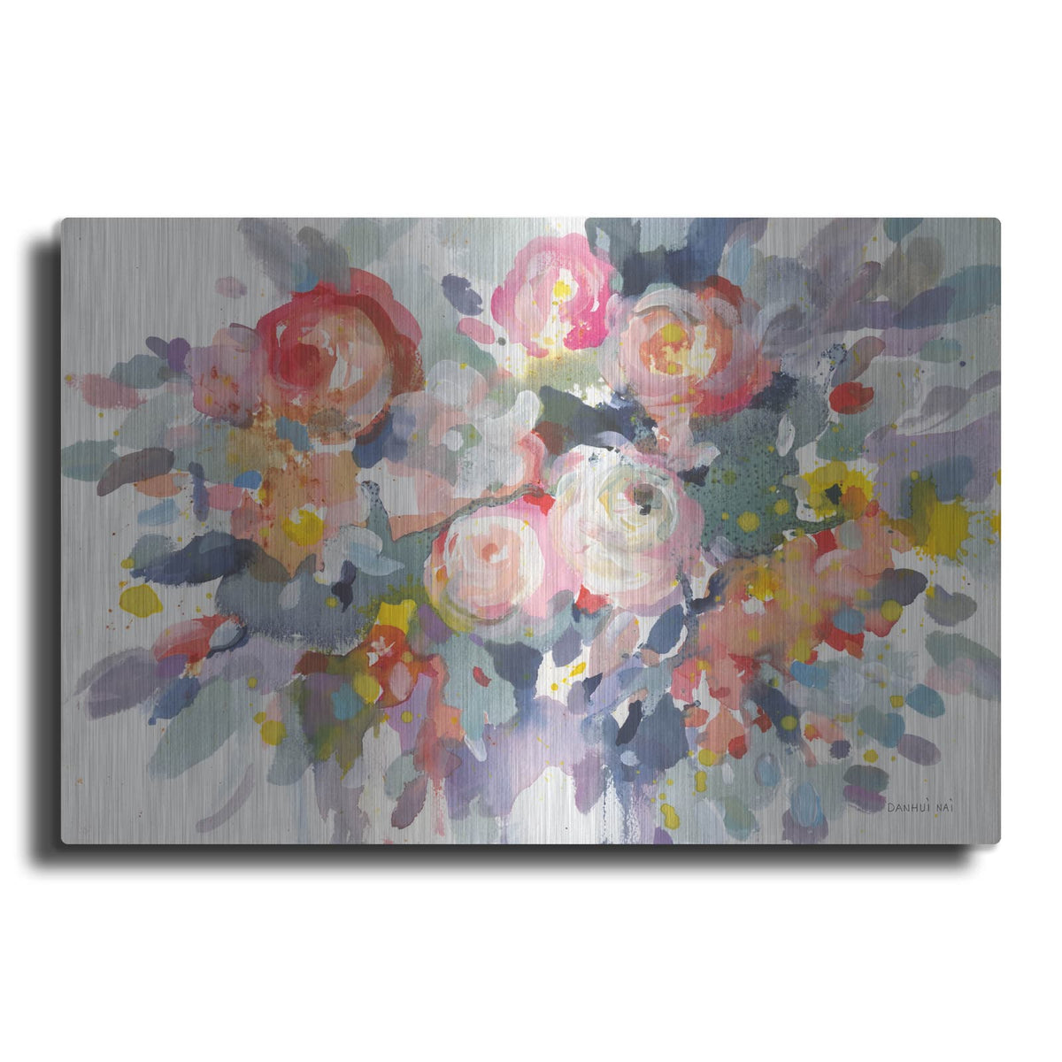 'Bloom Burst' by Danhui Nai – Metal Wall Art