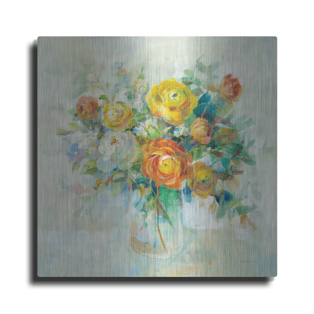 'Blooming Splendor 1' by Danhui Nai – Metal Wall Art
