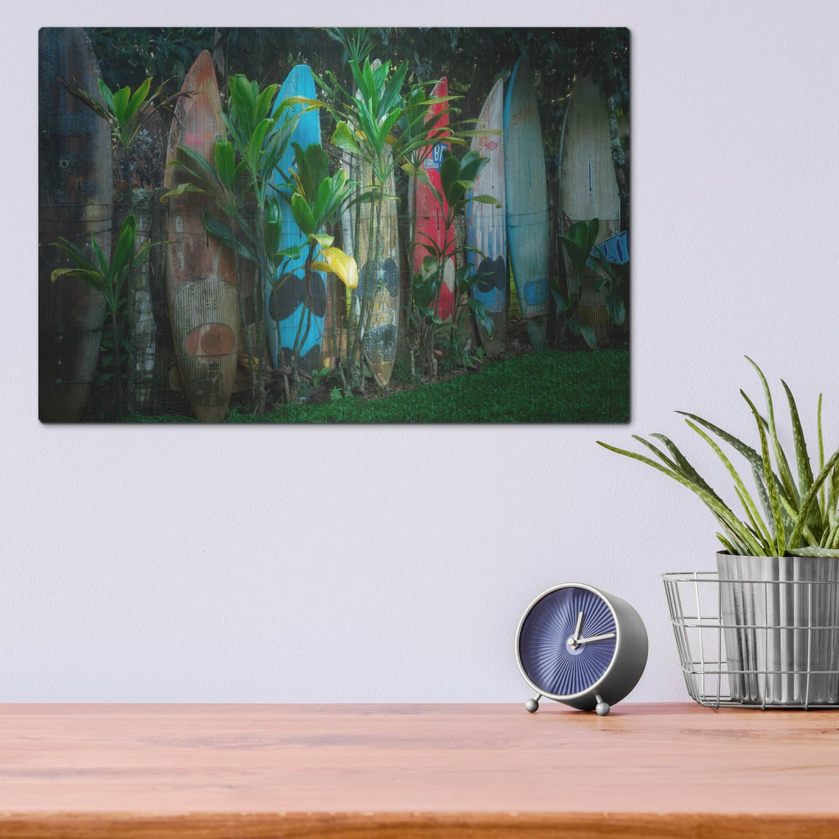 'Line Up' by Dennis Frates – Metal Wall Art, 16x12 room view