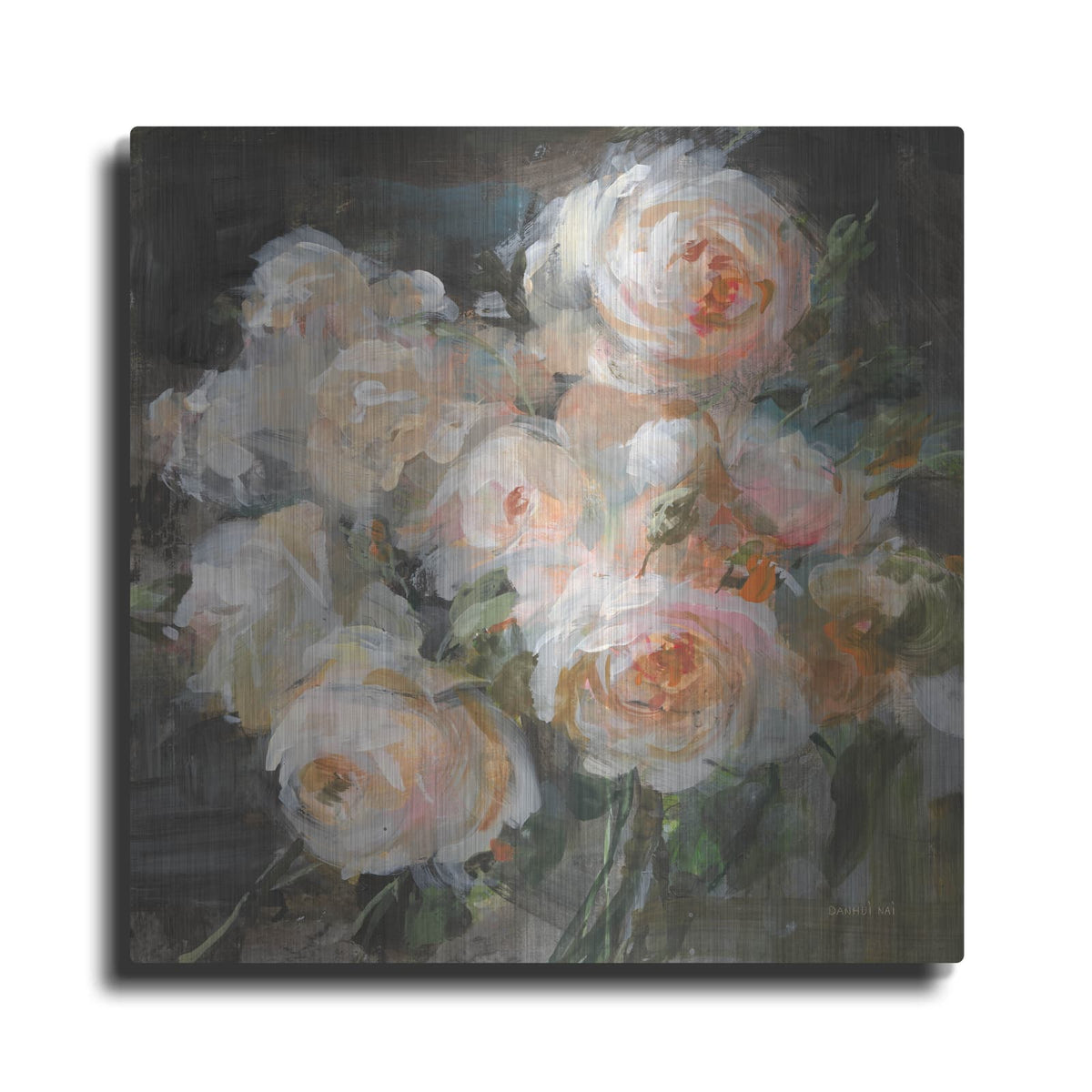 'Braderie Roses' by Danhui Nai – Metal Wall Art