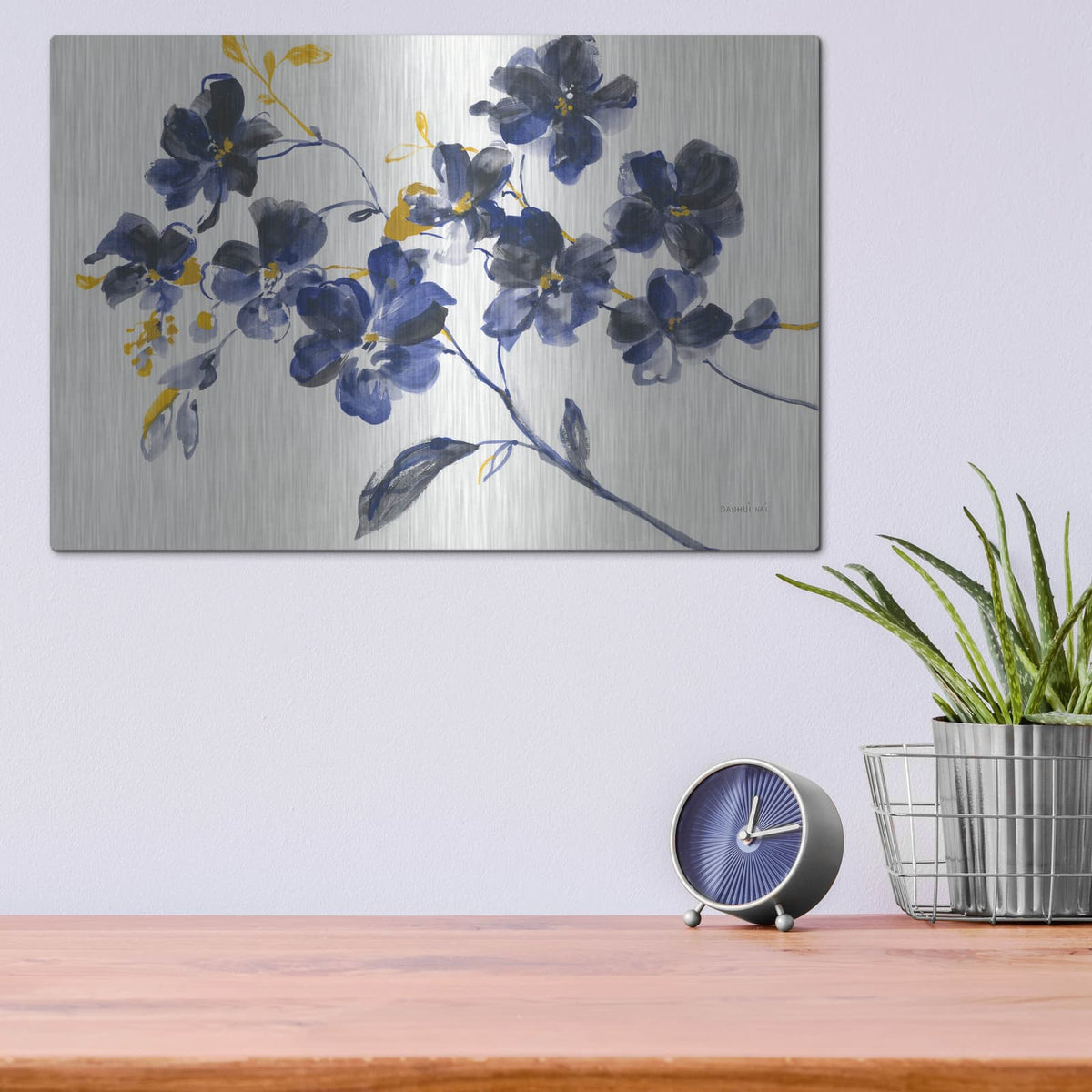 'Branching Outward' by Danhui Nai – Metal Wall Art, 16x12 room view