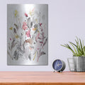 'Breezy Florals 1 C' by Danhui Nai – Metal Wall Art, 12x16 room view
