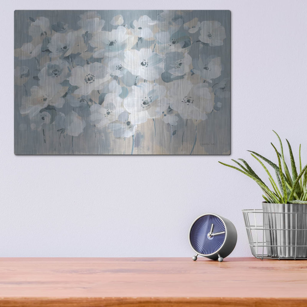 'Breezy Garden' by Danhui Nai – Metal Wall Art, 16x12 room view