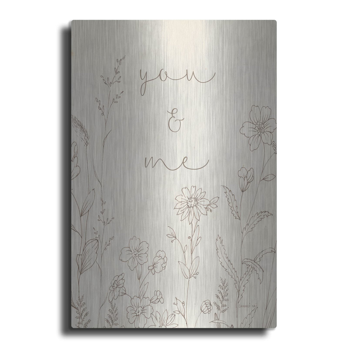 'Butterfly Garden 1 Sentiment' by Danhui Nai – Metal Wall Art