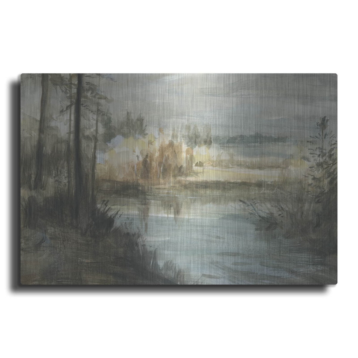 'Calming Coves' by Danhui Nai – Metal Wall Art