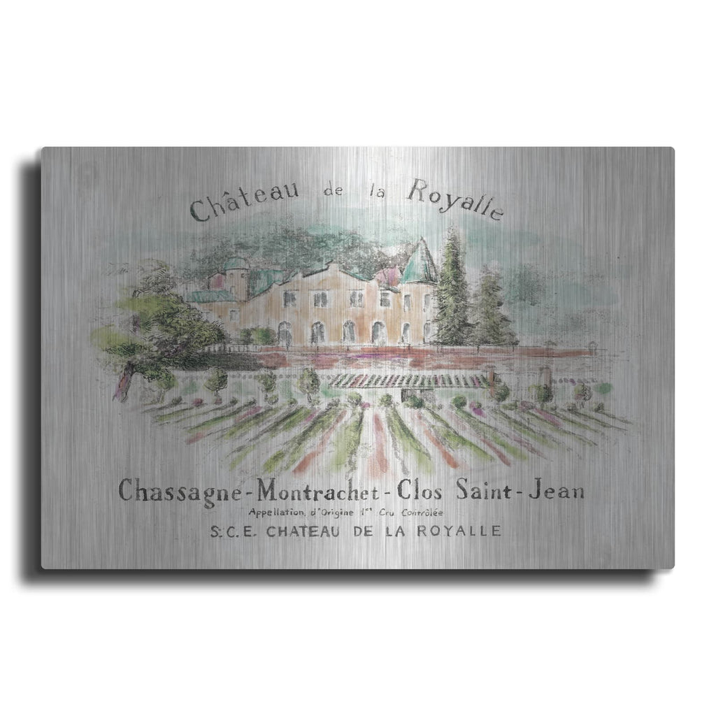'Chateau Royalle On Wood Color' by Danhui Nai – Metal Wall Art