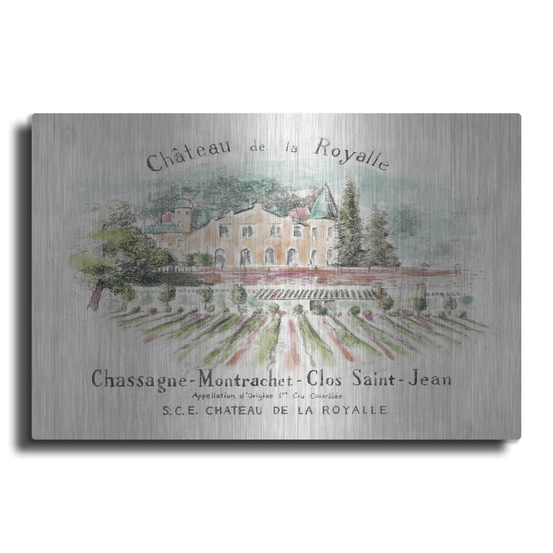 'Chateau Royalle On Wood Color' by Danhui Nai – Metal Wall Art