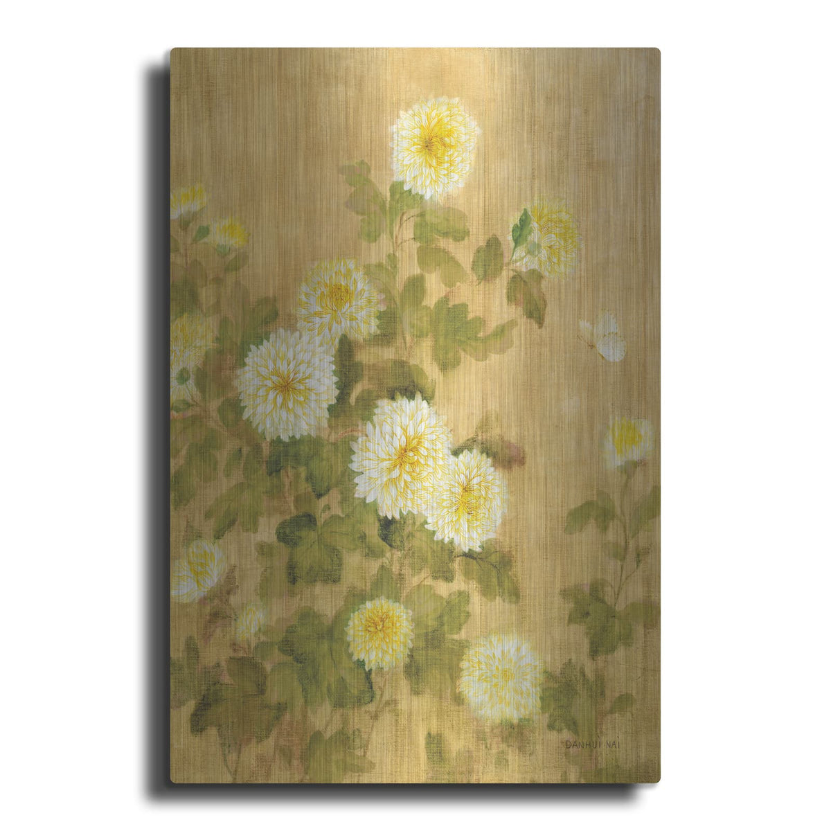 'Chrysanthemums 2' by Danhui Nai – Metal Wall Art