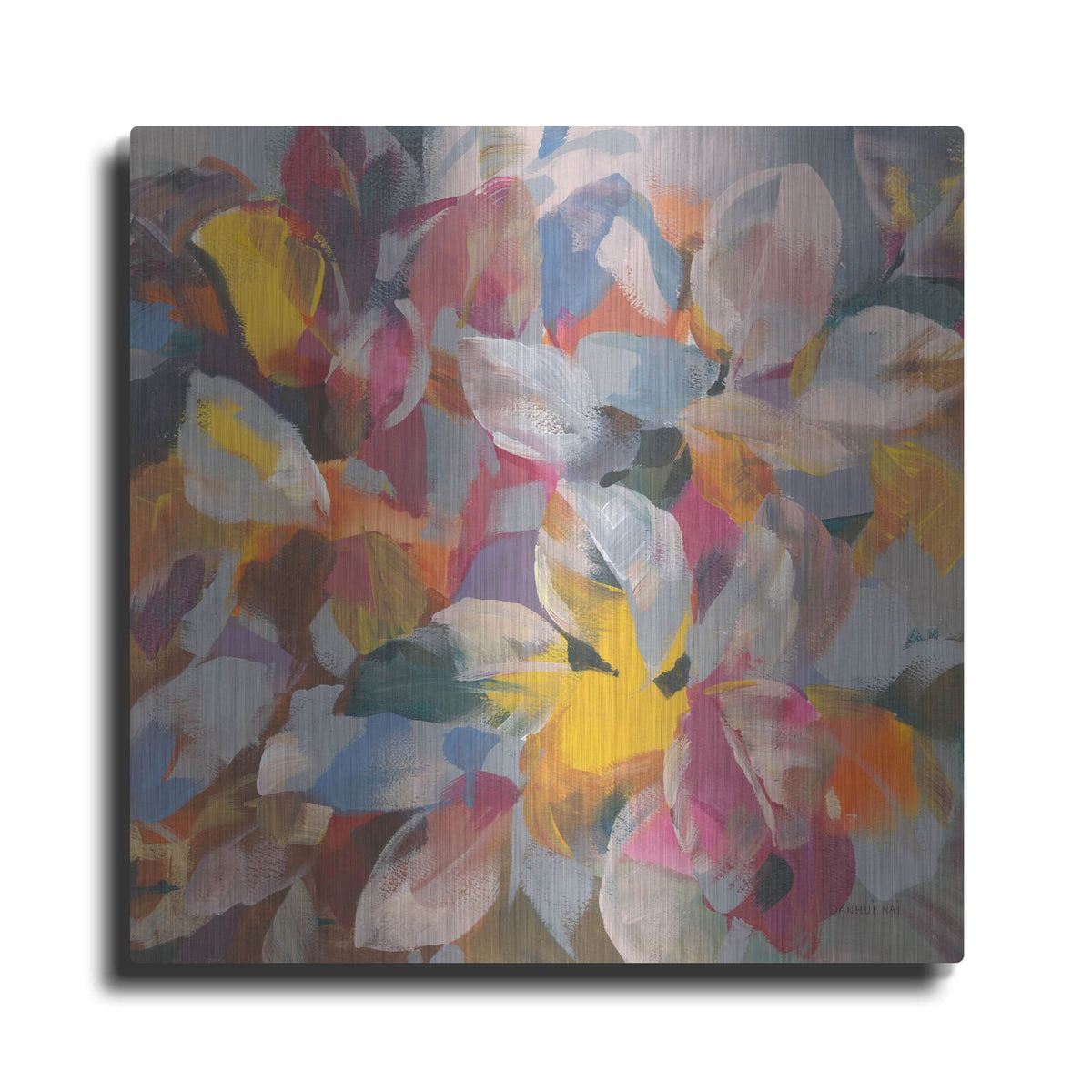 'Confetti Leaves' by Danhui Nai – Metal Wall Art