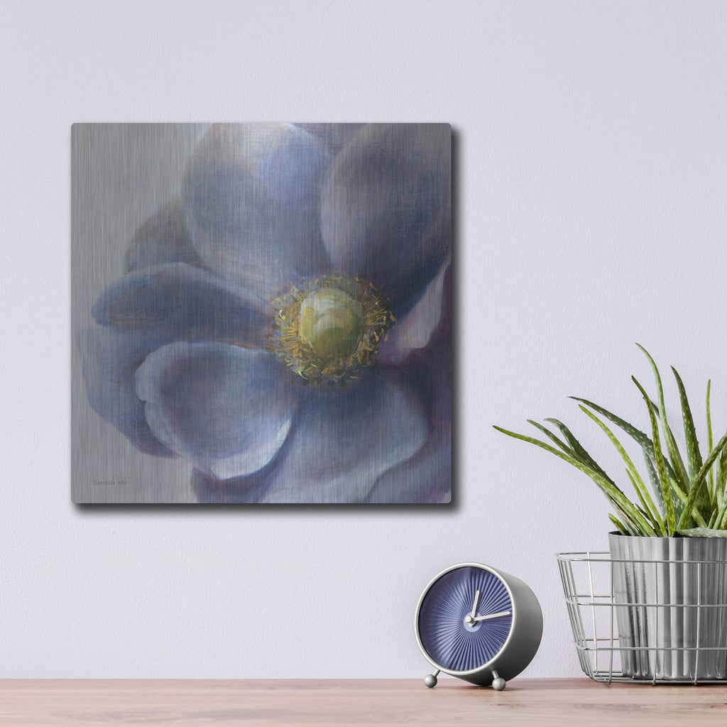 'Contemporary Anemone' by Danhui Nai – Metal Wall Art, 12x12 room view