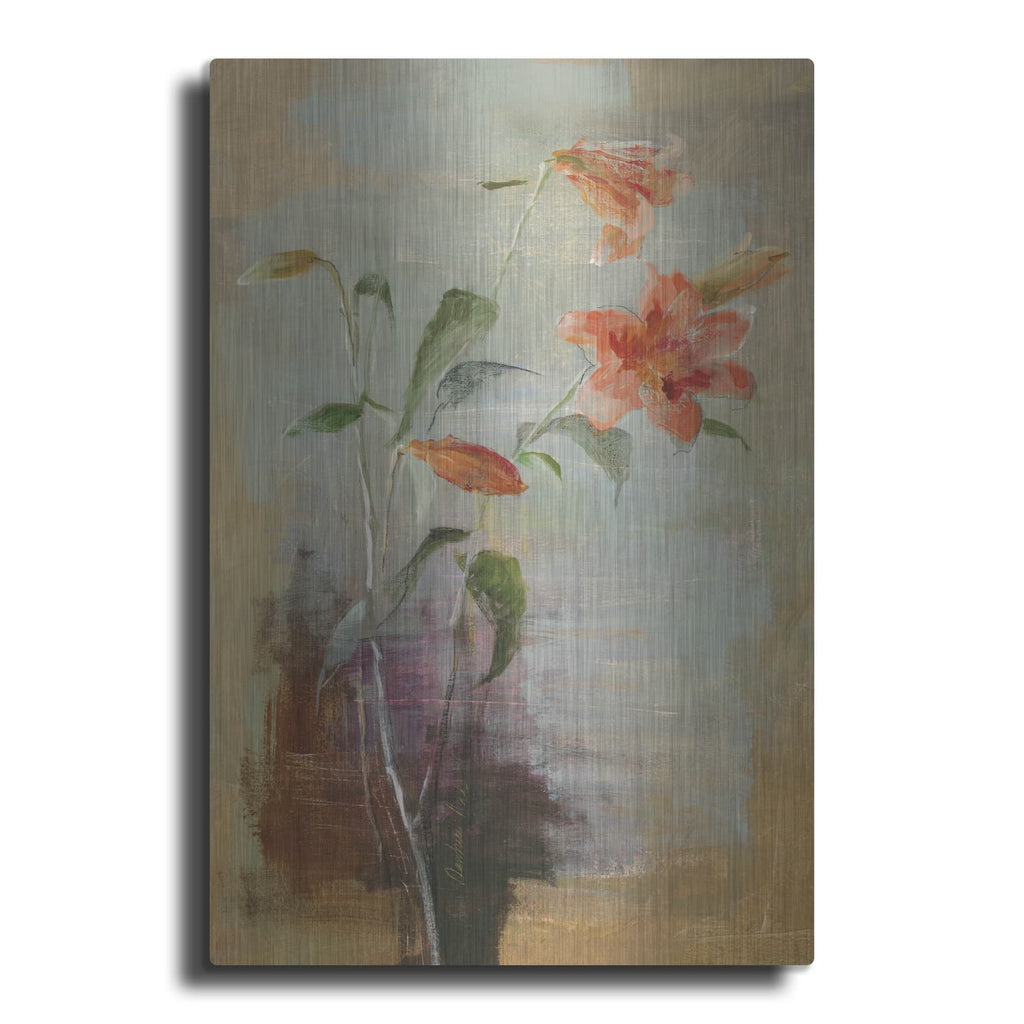'Contemporary Lilies 1 C' by Danhui Nai – Metal Wall Art