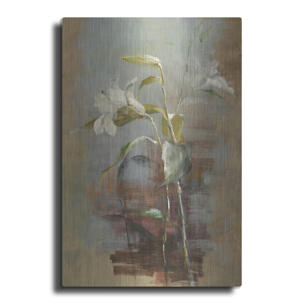 'Contemporary Lilies 2 C' by Danhui Nai – Metal Wall Art