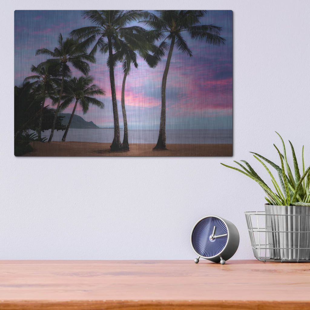 'Pink Clouds' by Dennis Frates – Metal Wall Art, 16x12 room view