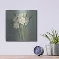 'Cottage Narcissus' by Danhui Nai – Metal Wall Art, 12x12 room view